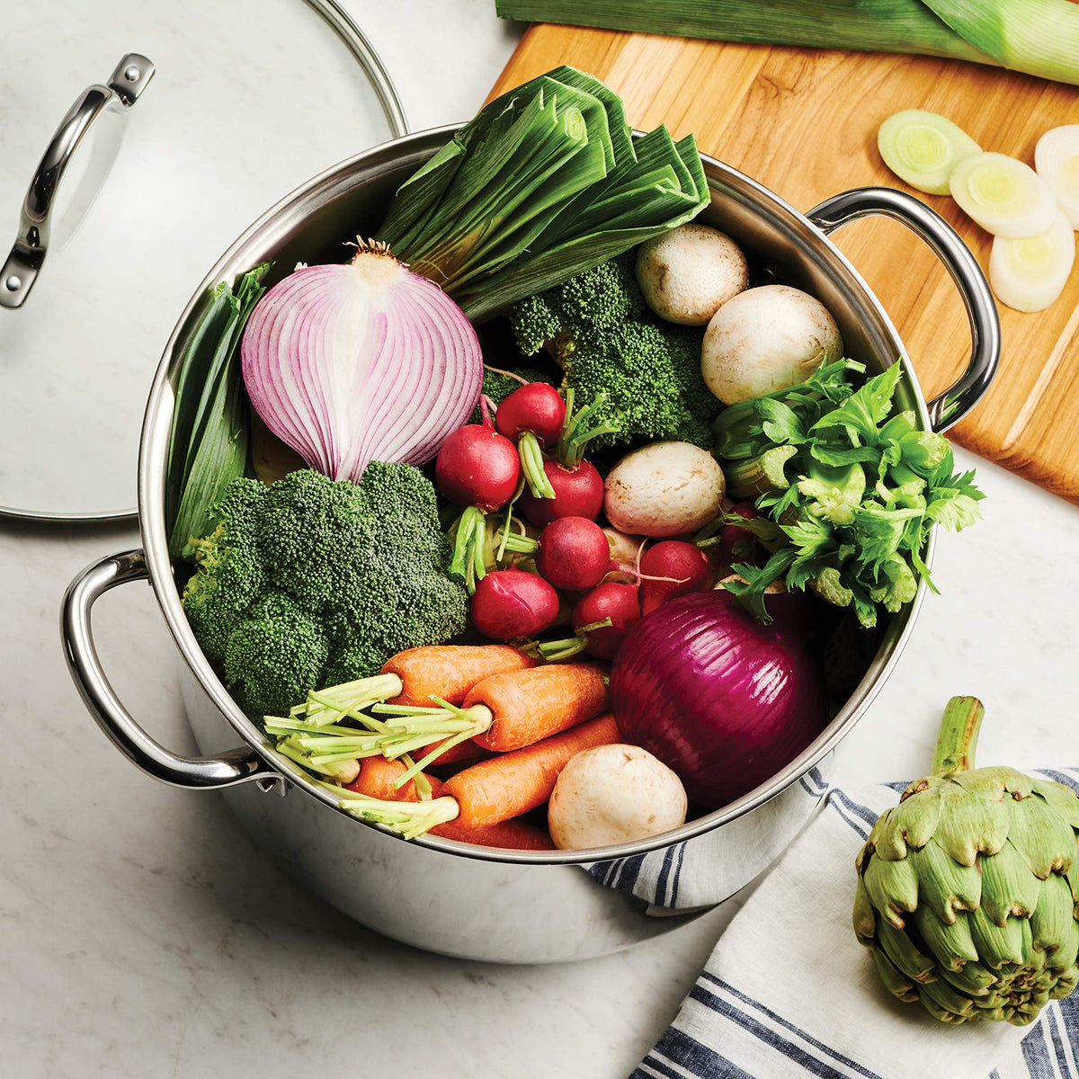 16-Quart Stainless Steel Stock Pot with Lid A104719