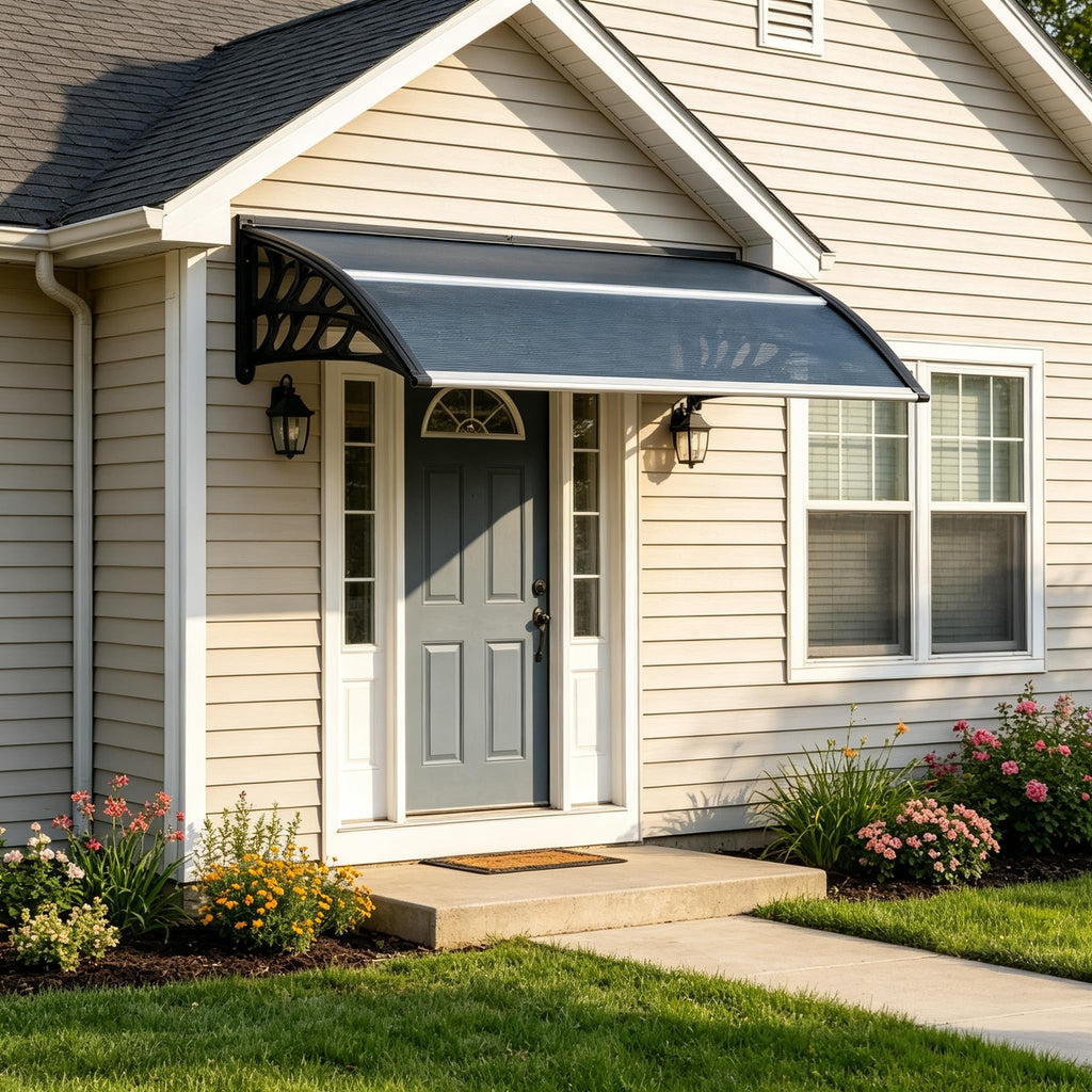 58.5x35 Inch Polycarbonate Patio Awning R545105